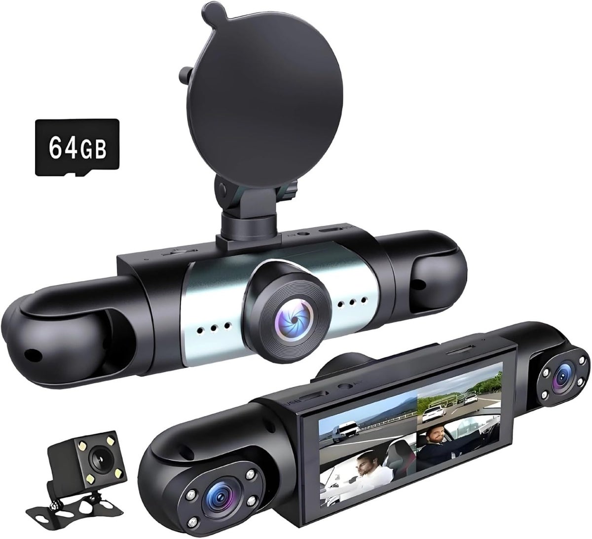 diyeeni Diyeeni 4 Lens Dash Cam 64GB ZDC10EC73FFC8536EA1BEZ