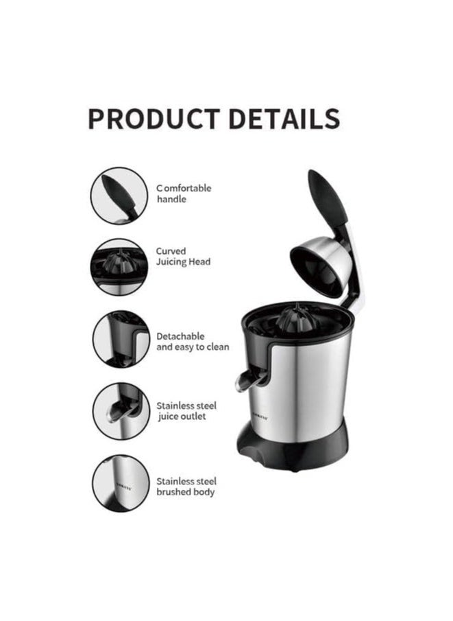 sokany Electric juicer with stainless steel casing - 400 ml / 350 watts  - Image 3