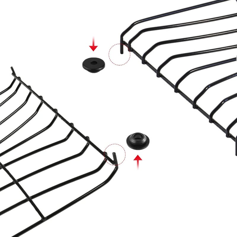 atgestore 57049 Grates Grommets for Atwood Wedgewood Stove Parts Range Rubber Grommets Grate Foot Replacement RV Stove Top Range Grate Grommet Kit Gas Cooktop Rubber Feet Burner Grate Pad 4 Pcs - Image 4