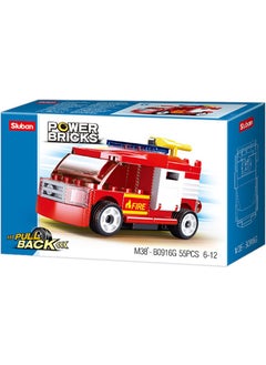 Sluban Power Bricks Fire Brigade 55 Pieces  - Image 1