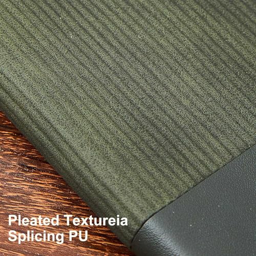 TSFPapier Lined Journal Notebook for Work College Ruled Note Book 7.2"x9.6" B5 PU Leather Daily Journaling 160 Pages for Women Men Writing Home School Supplies Business (Dark Green) - Image 3