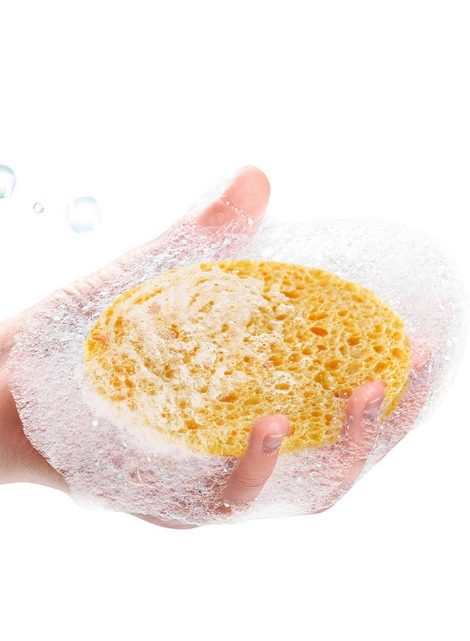 3 Pcs  Yellow Facial Cleansing Sponge,Deep Cleaning Rich Foaming Good Water Absorption Easy To Save Soft Touch,Able To Remove Residual Dirt From The Skin And Maintain Skin Cleanliness - Image 5