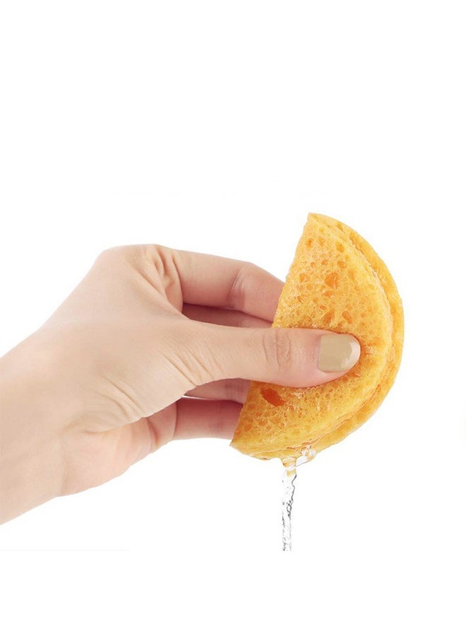 3 Pcs  Yellow Facial Cleansing Sponge,Deep Cleaning Rich Foaming Good Water Absorption Easy To Save Soft Touch,Able To Remove Residual Dirt From The Skin And Maintain Skin Cleanliness - Image 4