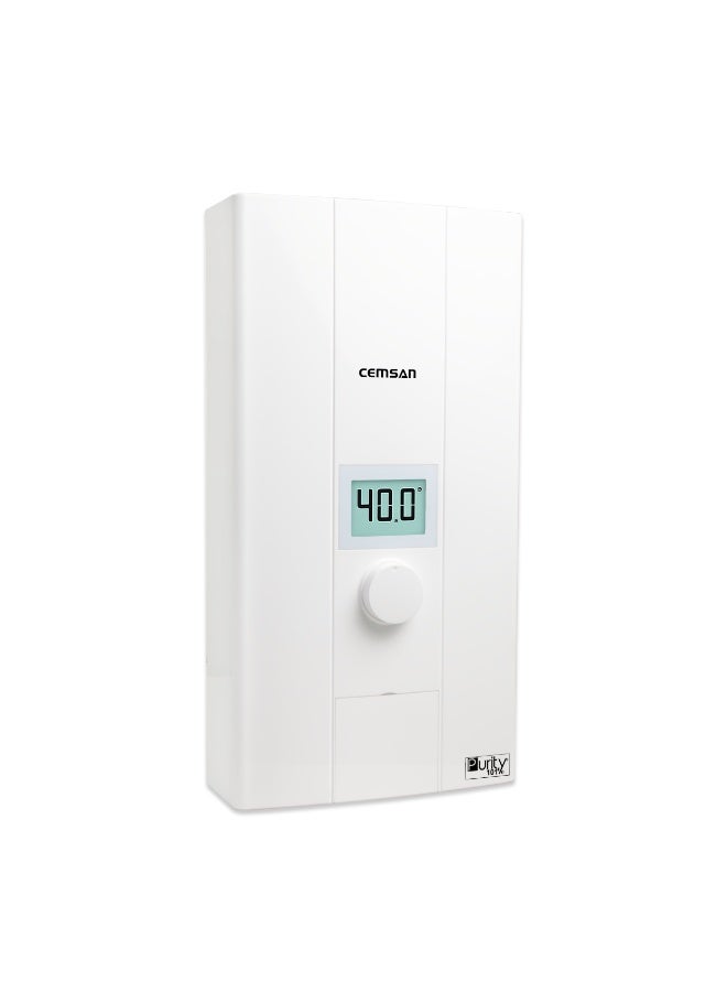CEMSAN Instant Water Heater 21 Kw - 2 Power Levels - Work at Low Water Pressure - White - B21 - Image 2