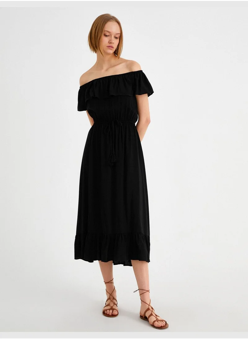 KOTON Midi Frill Dress