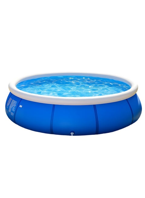 Large Round Inflatable Baby Pool - Leak-Resistant PVC -244 × 244 × 63 cm -  JR-8082