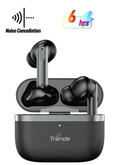 Trands Dual Noise Cancellation Wireless Earbuds