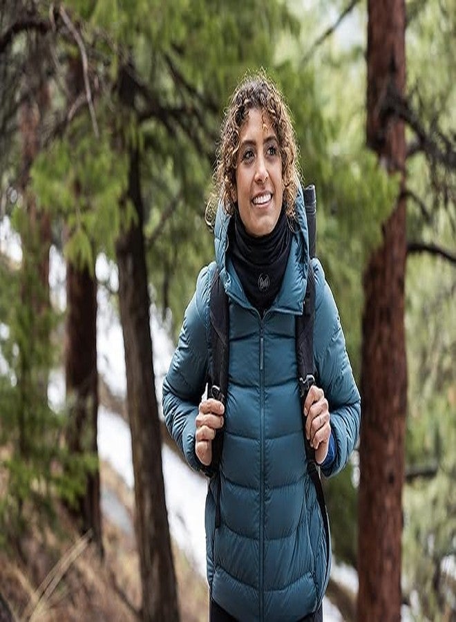 Buff Polar Neck Gaiter, Cold Weather Neckwear, Thermal Insulated Fleece, UPF 50 Sun Protection, Breathable, Solid Black, Adult Size - Image 5