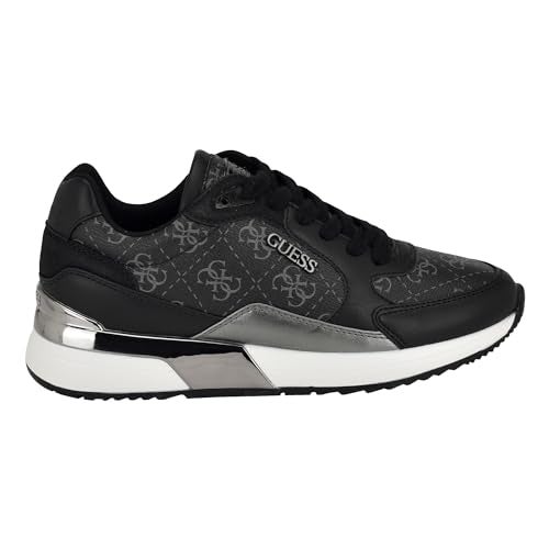 Guess Women's MOXEA Sneaker, Black Logo 005, 5.5 - Image 5