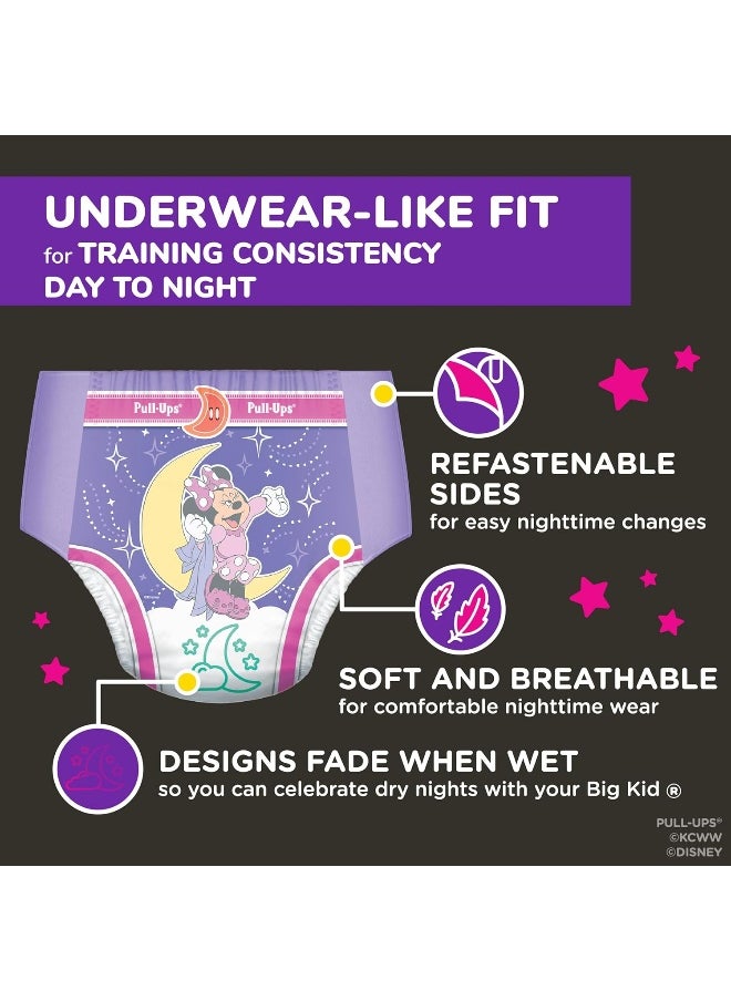 Pull-Ups Pull-Ups Girls' Nighttime Potty Training Pants, Training Underwear, 3T-4T (32-40 lbs), 60 Ct  - Image 4