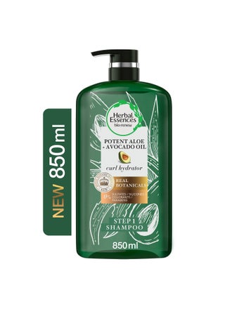 Buy Herbal Essences Sulfate Free Potent Aloe + Avocado Oil Hair Shampoo to  Cleanse and Hydrate Curls New Size Online | 15 Minutes Instant Delivery |  Fastest Delivery in Dubai, Abu Dhabi,