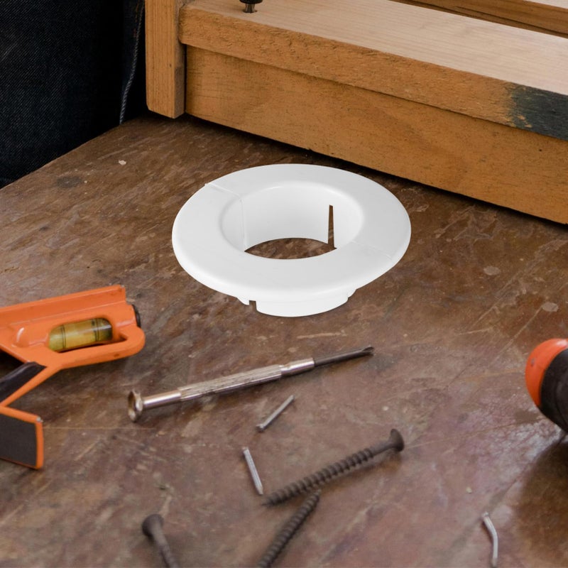 2Pcs White Air Conditioner Wall Hole Cover Decorative Partition Efficient Sealing Home Accessory - Image 5