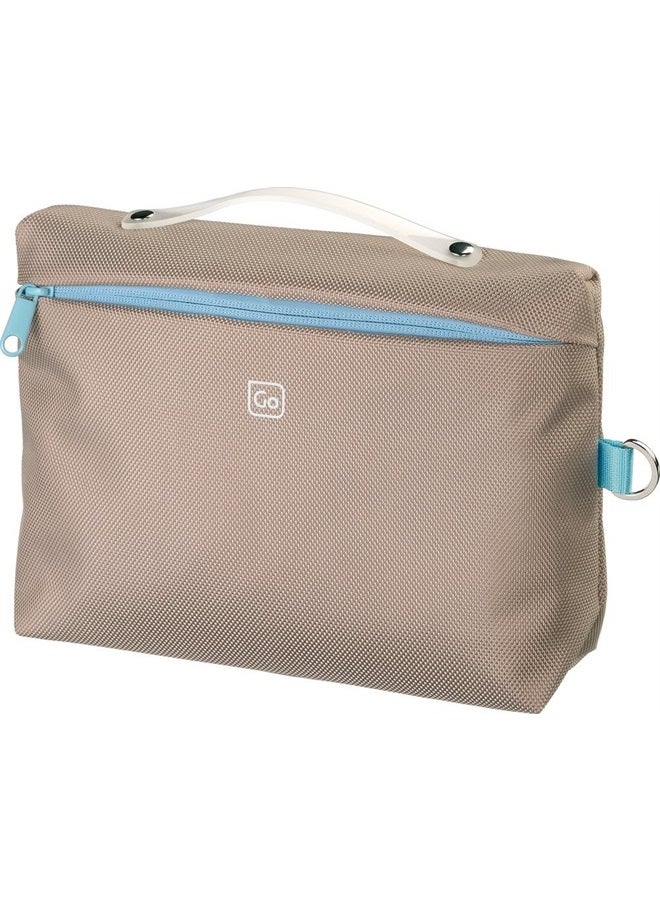 Go TRAVEL Wash Bag, Gray and Brown