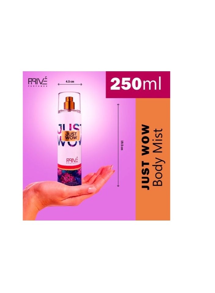 برايف معطر الجسم جاست واو للنساء 250 مل - Image 4