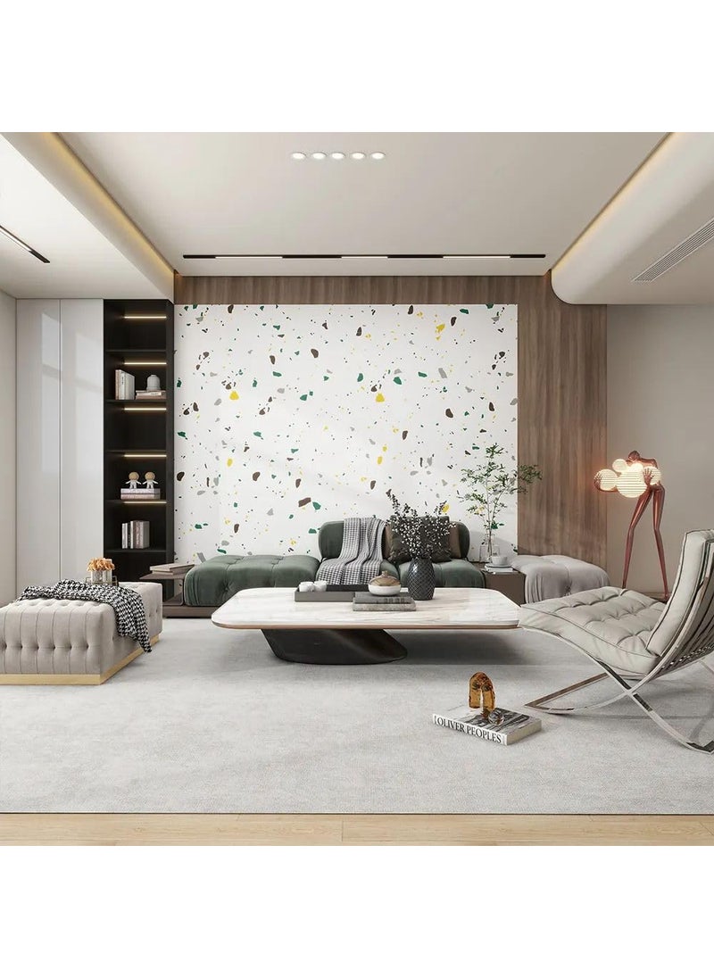 DISENO Wall Panels Peel and StickMarble Wall Panels for Interior Wall DecorBacksplash Tile Distinctive for Kitchen Showers Bathrooms Living Rooms Wall 30cm30cm White Print 4  - Image 3