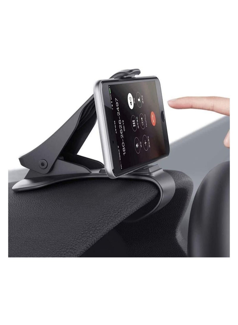 ELTRAZONE Car Phone Holder Dashboard Cellphone Mount Mobile Clip Stand HUD Non-Slip Cell Phone Holder Design for Smart phone - Image 1