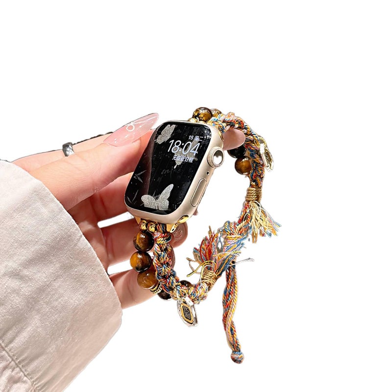 AD 1# Smartwatch Band Compatible with Apple Watch with Adjustable Fit Replacement Strap for Daily Wear - Image 2