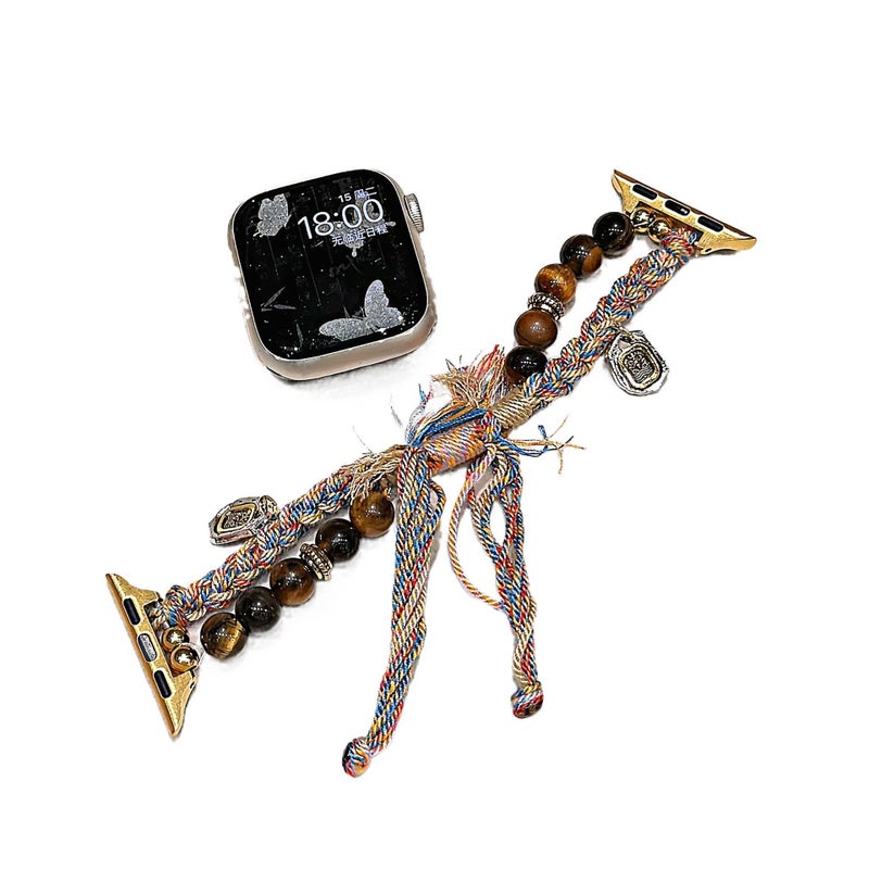 AD 1# Smartwatch Band Compatible with Apple Watch with Adjustable Fit Replacement Strap for Daily Wear - Image 1