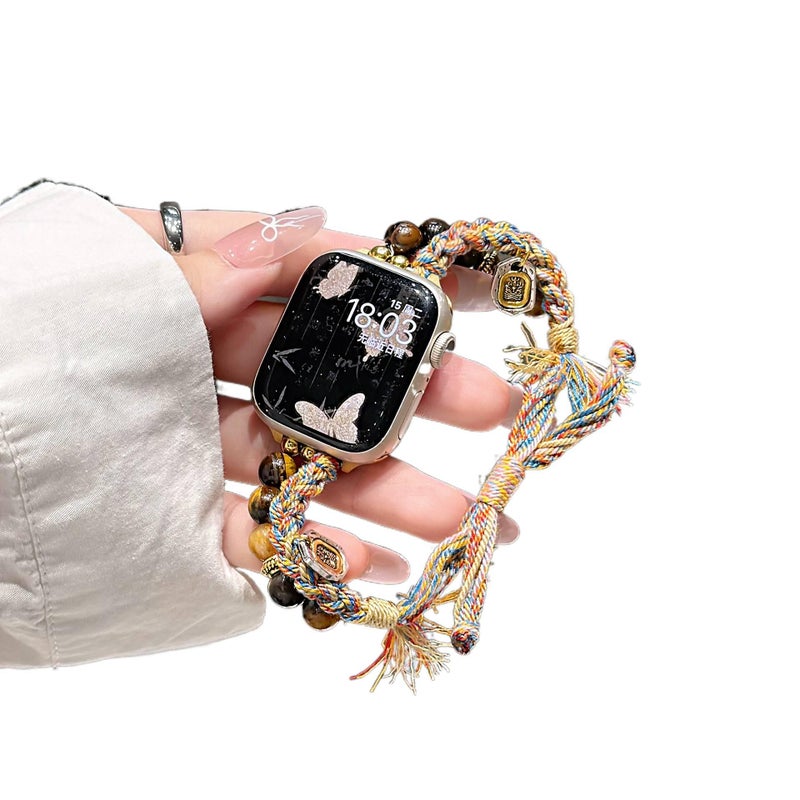 AD 1# Smartwatch Band Compatible with Apple Watch with Adjustable Fit Replacement Strap for Daily Wear - Image 5