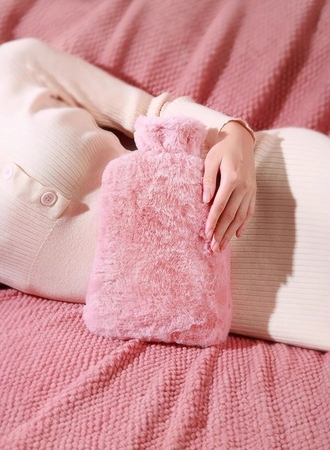 Cloudlyn 2L water capacity hot water rubber bag with plush cover for cramps and pain relief - Image 4