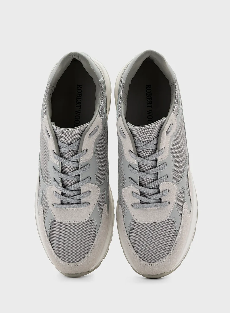 Robert Wood Casual Suede Sneakers