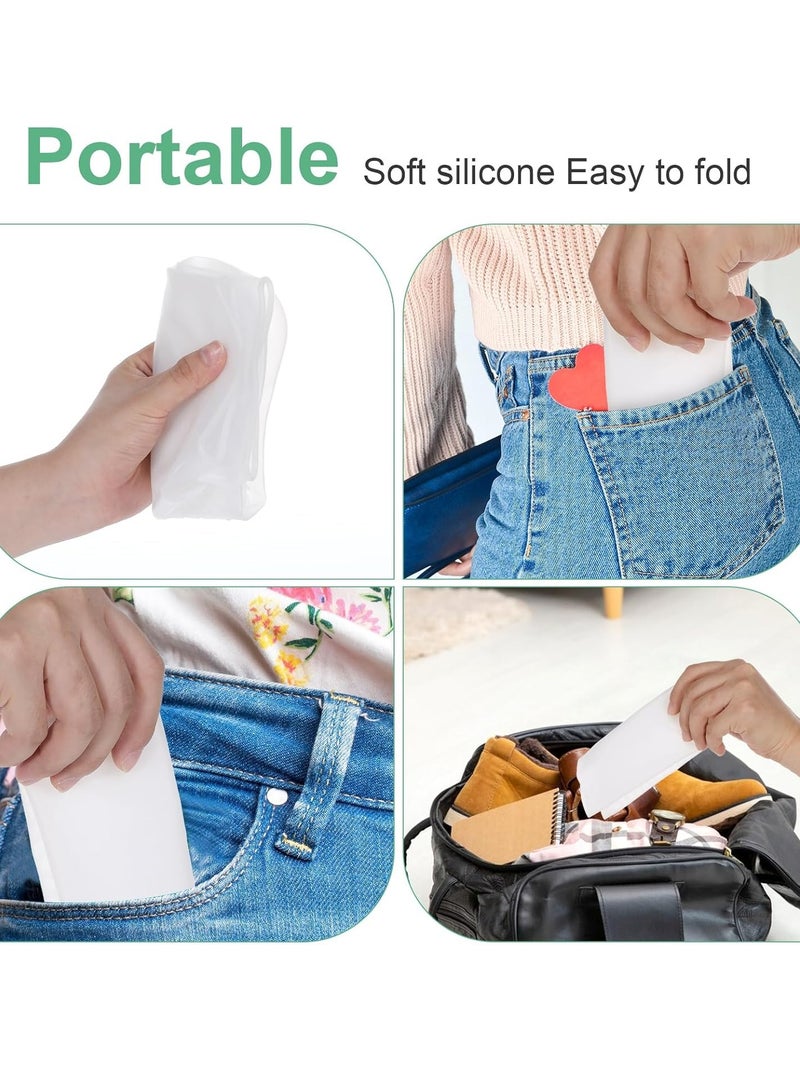 Bukela Waterproof Shoe Covers 2 Pairs,Rain Shoe Covers Reusable Silicone Non Slip Shoe Covers for Outdoor,Rain Shoe Covers for Women and Men - Image 4