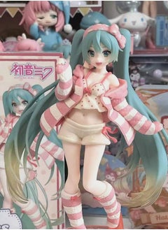 General taito Hatsune Miku MIKU Hatsune Miku prizes Pajamas Hatsune Miku figures Computer case desktop gifts and ornaments  - Image 5