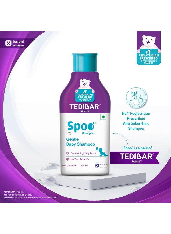 Spoo No-Tear Formula baby shampoo from Tedibar Family | Gentle on Scalp | No. 1 Pediatrician Prescribed * 125ml - By Torrent Pharma  - Image 3