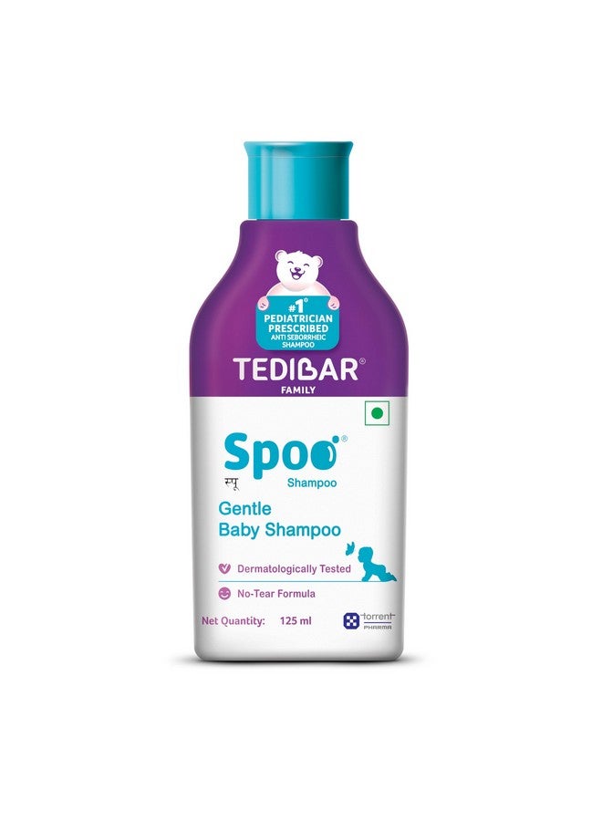 Spoo No-Tear Formula baby shampoo from Tedibar Family | Gentle on Scalp | No. 1 Pediatrician Prescribed * 125ml - By Torrent Pharma  - Image 1
