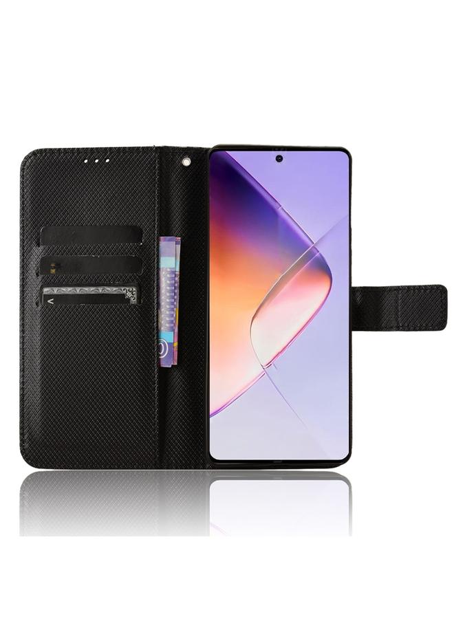 اس-توب جراب لهاتف Infinix Note 40 4G مصنوع من الجلد بتصميم ماسي - Image 4