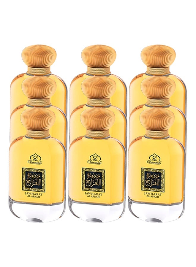 Oriental 9 Pieces Jawharat Al Afrah Perfume For Unisex 100ml EDP - Image 1