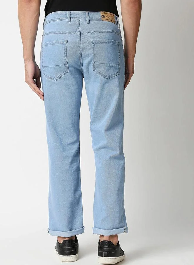 High Star  High Star Mid Rise Relaxed Fit Stretchable Jeans for Men | Best Price UAE
