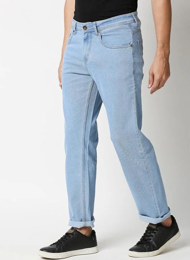 High Star  High Star Mid Rise Relaxed Fit Stretchable Jeans for Men | Best Price UAE