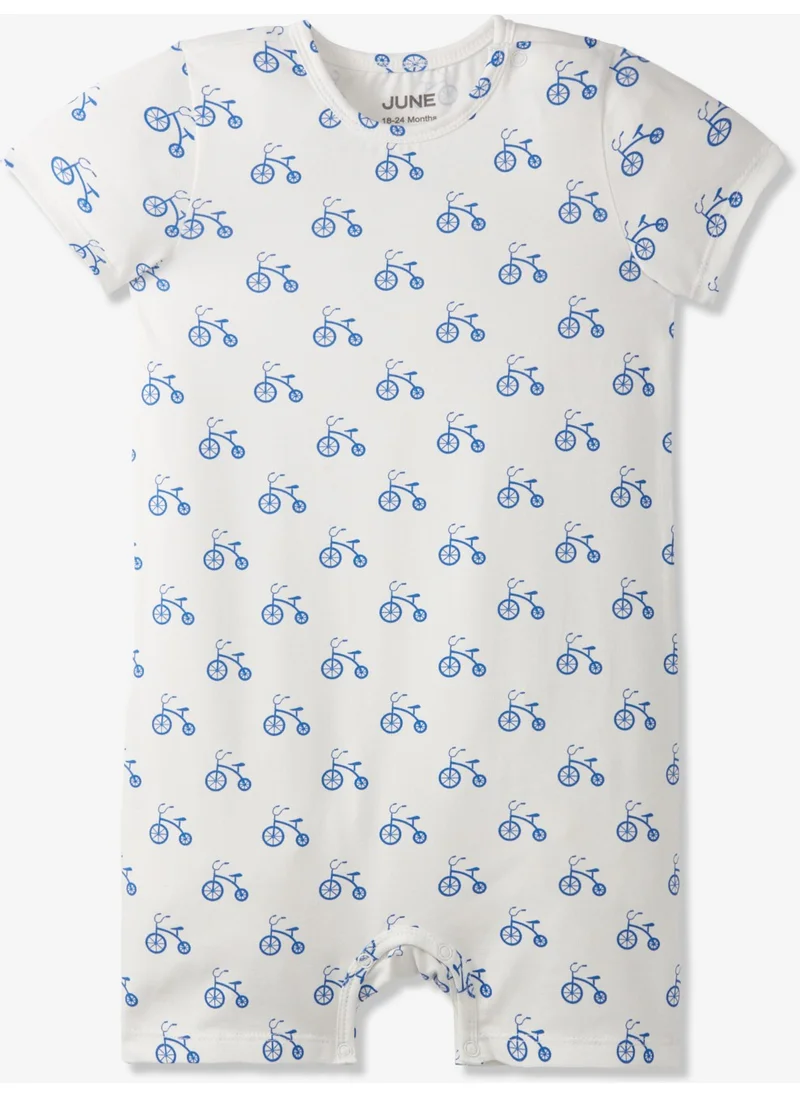 جون Baby Boy Patterned Short Rompers