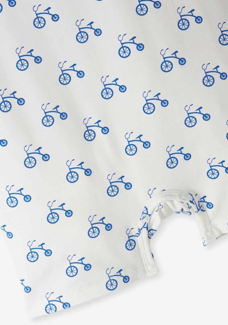 JUNE Baby Boy Patterned Short Rompers  - Image 4