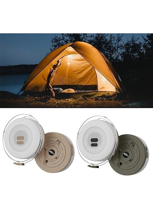 GRACIOUS MART - GRACIOUS MART Camping Lights String USB Charging Outdoor String Light Multi Modes Flexible Portable Camping Lights for Camping Yard and Hiking Grey Without App - Image 1
