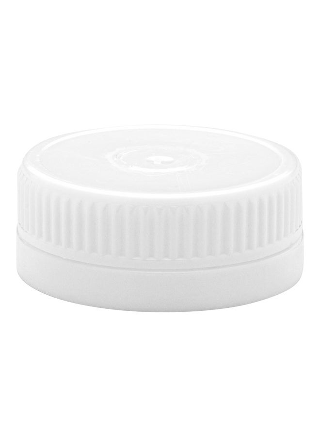 Restaurantware غطاء فقط: أغطية فرنسية ريفية بحجم 1.7 × 0.7 بوصة لزجاجات العصير سعة 12 أونصة، 10 أغطية مقاومة للتلاعب لزجاجات العصير - الزجاجات تباع بشكل منفصل، أغطية بلاستيكية بيضاء محكمة الإغلاق - Image 1