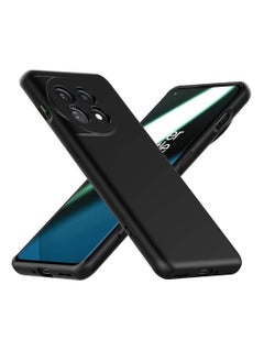 Wtech Liquid Silicone Ultra Thin Phone Case Cover For OnePlus 11 Black  - Image 1