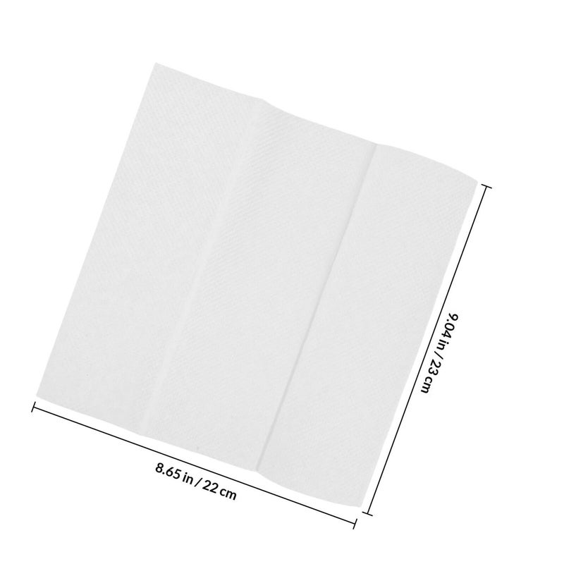 130 Count Disposable Paper Hand Towels Highly Absorbent Guest Towels Made From Virgin Wood Pulp Bulk Pack For Home Office Hotel And Reception Use - Image 3