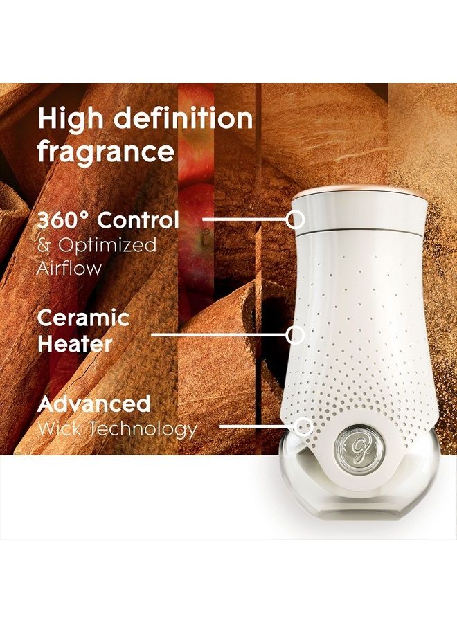 Glade PlugIns Refills Air Freshener Starter Kit, Scented and Essential Oils for Home and Bathroom, Apple Cinnamon, 4.02 Fl Oz, 2 Warmers + 6 Refills - Image 5