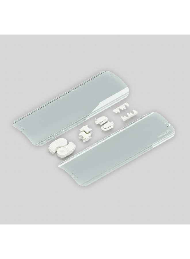 Witforms Multiple Installation Linear Curvy Wide Centralized AC Air Flow Deflector Clear 5 x 22 x 60 cm 4981 - Image 3