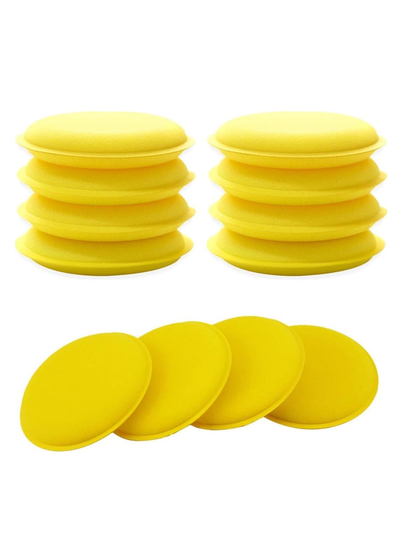 Generic Polishing Sponge Polishing Pad Polyurethane Wax Sponge Car Wax Sponges Wax Foam Applicator Pad Soft Sponge Cleaning Sponge Polishing Sponge Applicator Pads for Car Care Paint Rims  - Image 1