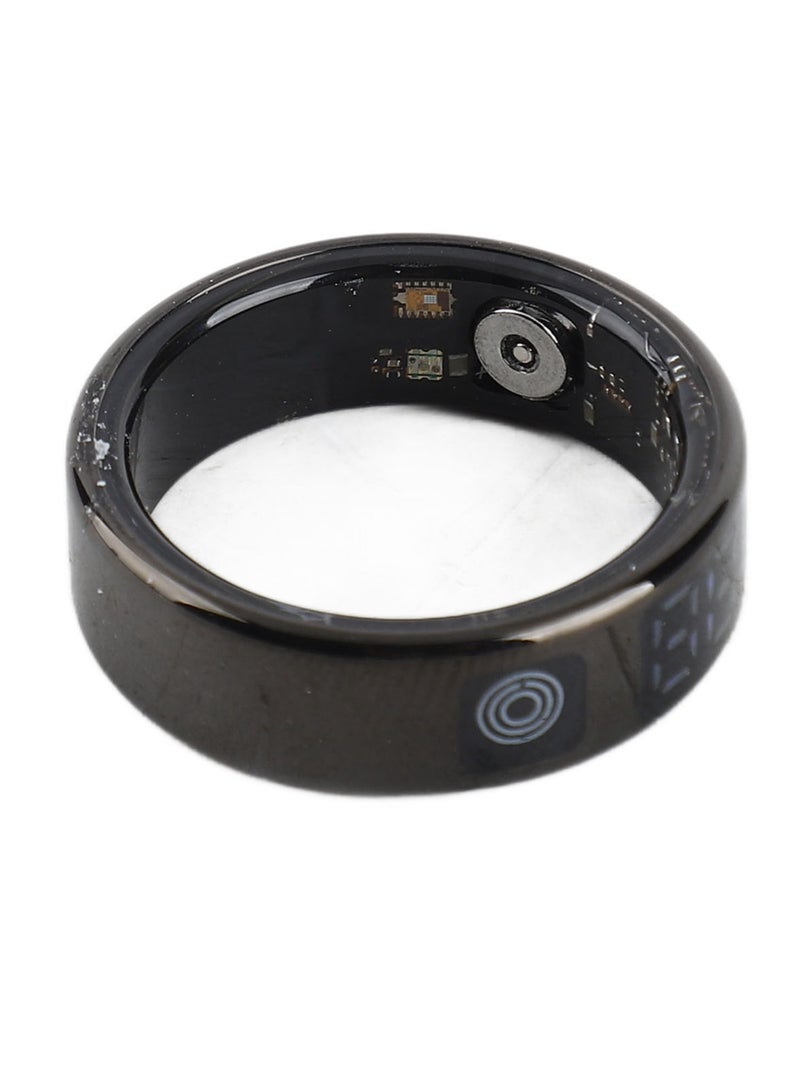 Smart Ring with Display Touch Screen IP68 Stainless Steel Multiple Sports Modes Fitness Tracker Ring Size 9(Inner Diameter 18mm) - Image 5