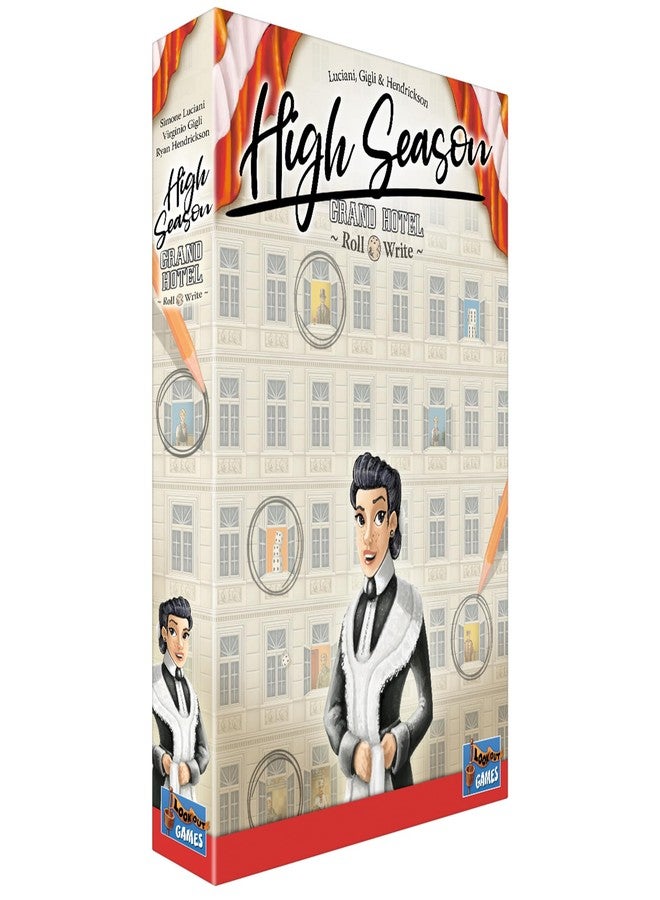 Lookout Grand Austria Hotel: High Season Roll & Write Board Game - Vienna's Top Hotel Experience! Strategy Game for Kids & Adults, Ages 12+, 2-4 Players, 45 Minute Playtime, Made by Lookout Games - Image 1