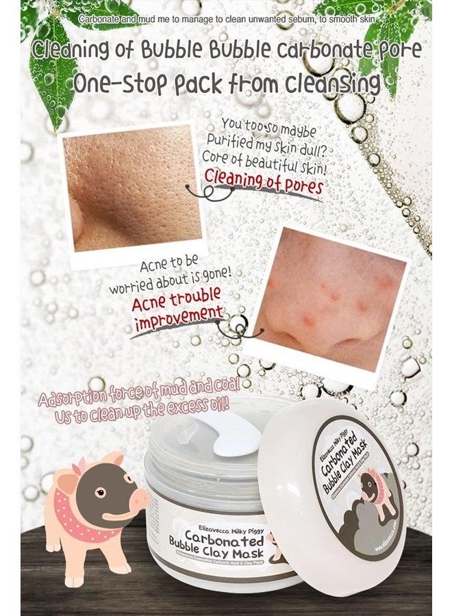 Elizavecca قناع الطين الفقاعي الكربوني من ميلي بيغي - Image 5
