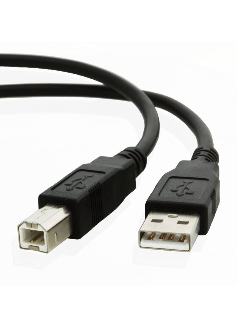 كابل طابعة USB 2.0 بطول 5 متر أسود - Image 1