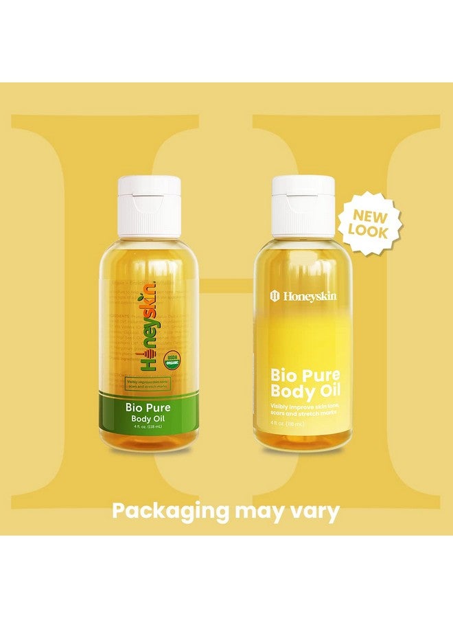 Honeyskin Bio Pure Oil Skincare Oil Vitamin E Oil For Skin Body And Face Oil For Women With Omega 3 For Stretch Mark And Acne Scar Belly Oil For Pregnancy And Skin Moisturizer Body Oil For Dry Skin - Image 3