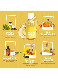 Honeyskin Bio Pure Oil Skincare Oil Vitamin E Oil For Skin Body And Face Oil For Women With Omega 3 For Stretch Mark And Acne Scar Belly Oil For Pregnancy And Skin Moisturizer Body Oil For Dry Skin  - Image 4