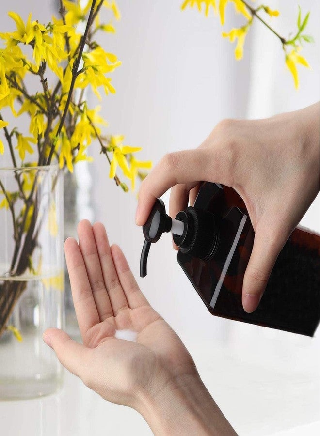 DIDROOM Shampoo and Conditioner Dispenser, Refillable Shampoo and Conditioner Bottles Set with Labels - Empty Shower Plastic Dispenser (21oz) - Image 5