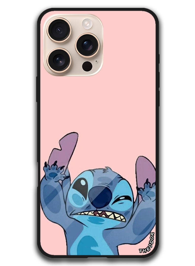 Theodor غطاء واقي مضاد للخدش ومقاوم للصدمات لجهاز iPhone 16 Pro (6.3) بوصة بتصميم خياطة - Image 1